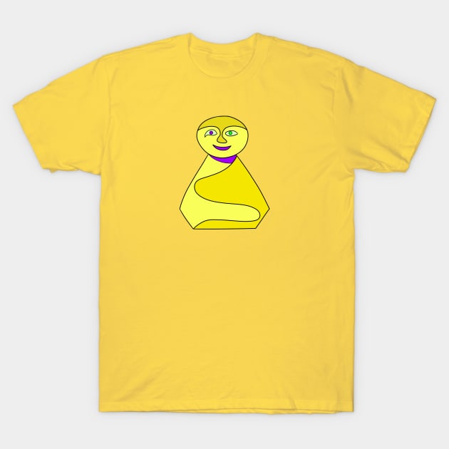 Sunshine yellow Buddha T-Shirt by VazMas Design